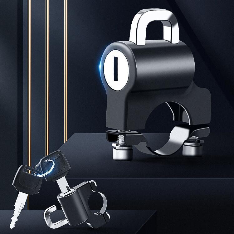 Mini Portátil de bloqueo de la bicicleta Scooter Eléctrico bloqueo del casco de la motocicleta manillar fijo anti-robo de bloqueo de casco al por mayor
