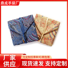 国风海水纹礼品文玩饰品珠宝手串首饰锦收纳绒布袋包装袋袋收纳袋