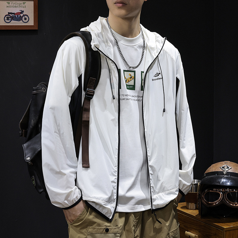 Thin Ice Silk Sun Protection Clothing for Men 2025 New Large Size Classy Ice Feel Men's Spring and Summer Fishing Clothing Men's Jacket