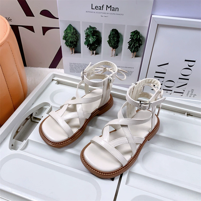 Sandals, summer footwear, fashionable universal shoes for princess, Korean style, western style