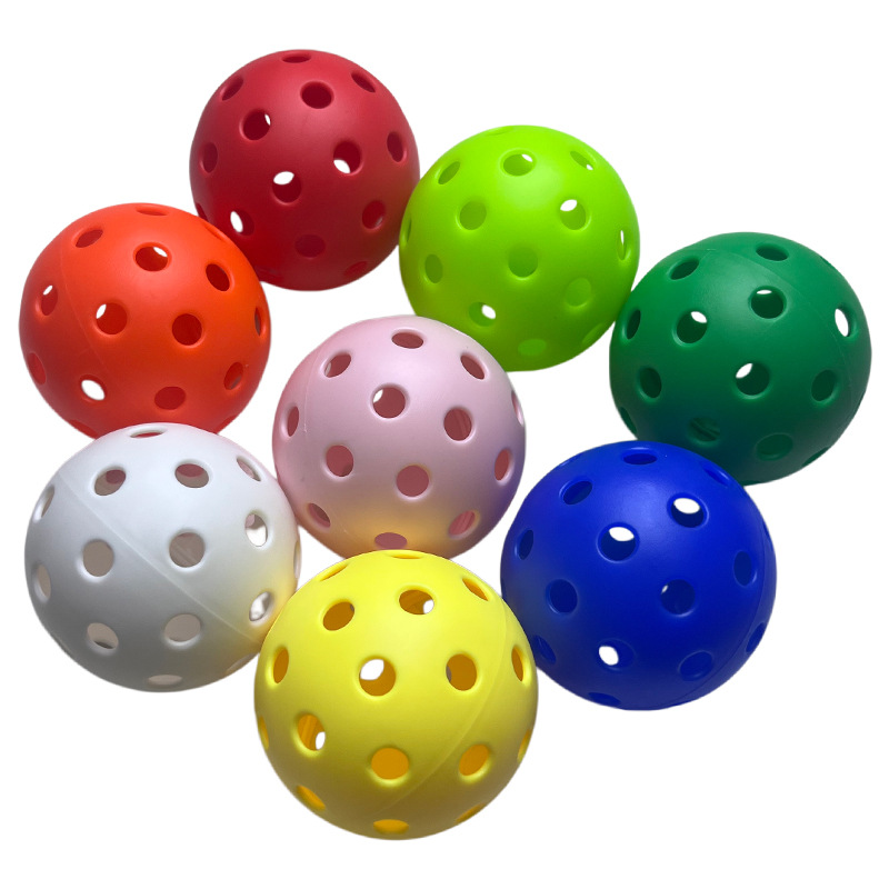 Pickleball 40-hole indoor and outdoor adult sports outdoor training ball, high elasticity and durability, comes with a storage bag