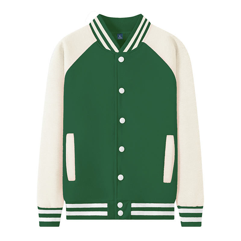 2024 New Spring and Autumn Trendy Brand Baseball Jacket for Men, Casual Versatile Color-Blocking Stylish Men's Jacket Top