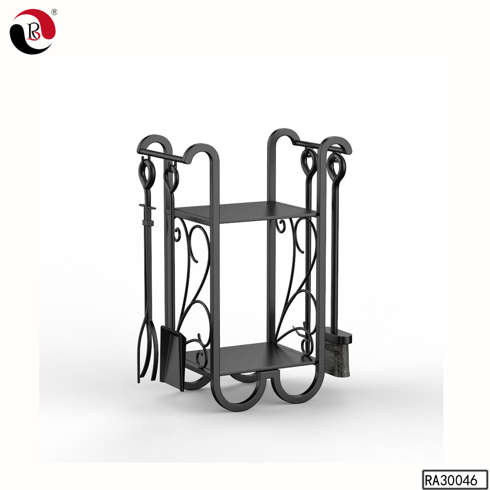 厂家直供美式乡村铁艺火炉工具壁炉户外休闲烤炭火烧烤烧烤炉烤肉