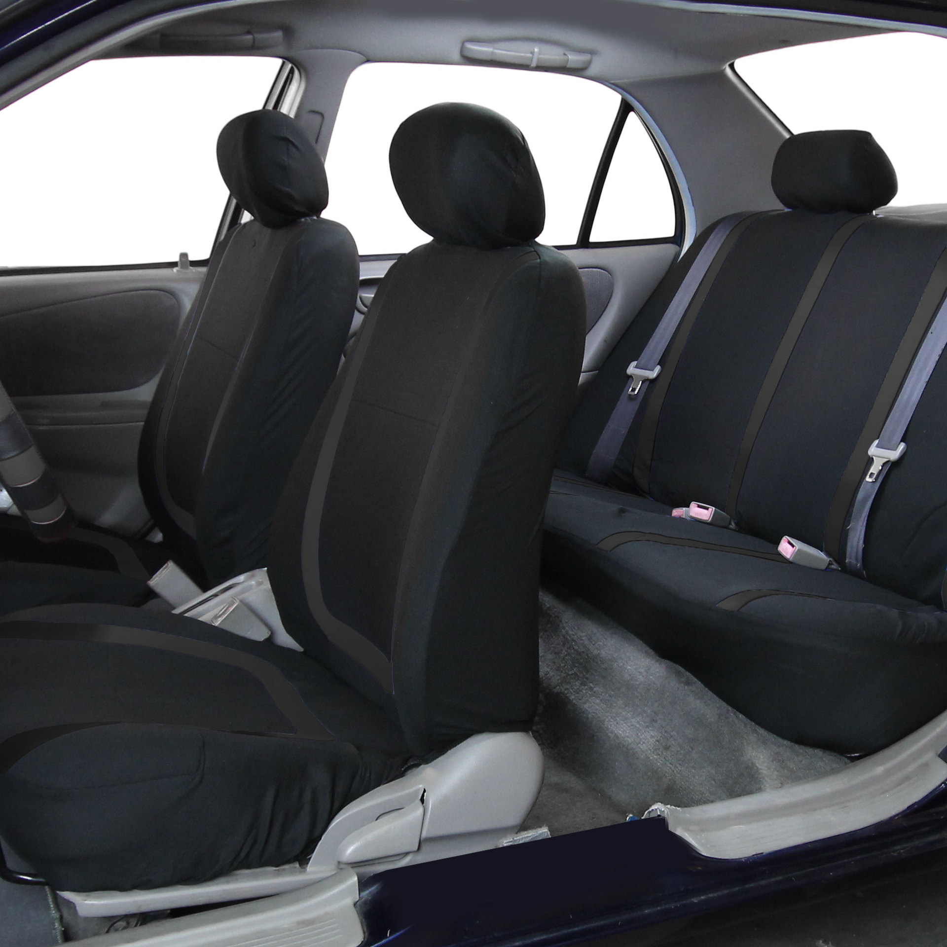 General Motors Five-Seater Polyester Fiber Patchwork Car Seat Covers for Export to Russia, Mexico, and the United States