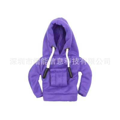 Sürətlər qutusu və əl tormozu başlıqları, Lever Hooded Sweatshirt Decorative - purple
