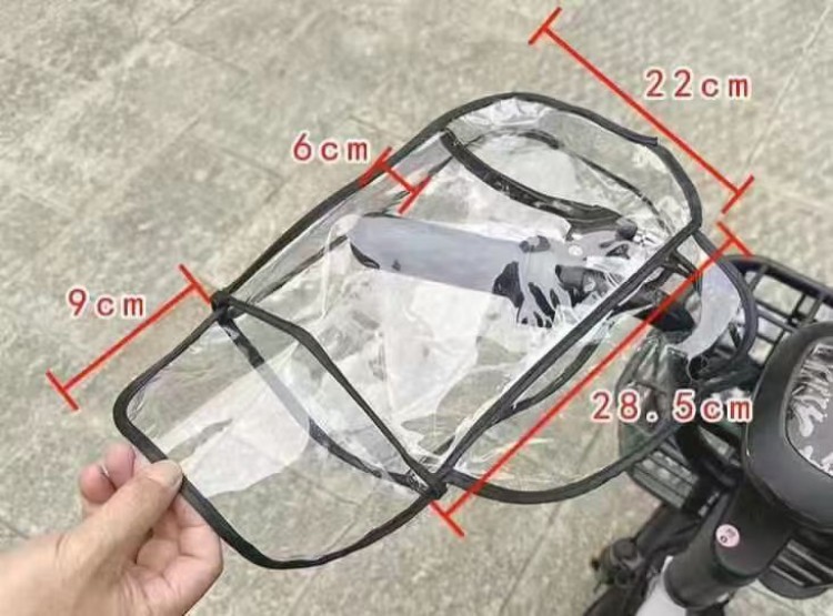 Electric Vehicle Handlebar Cover Waterproof Cover Winter Model Windproof Electric Scooter Handlebar Cover Rainproof Motorcycle Handlebar Cover Rainproof Shell Warm-Keeping