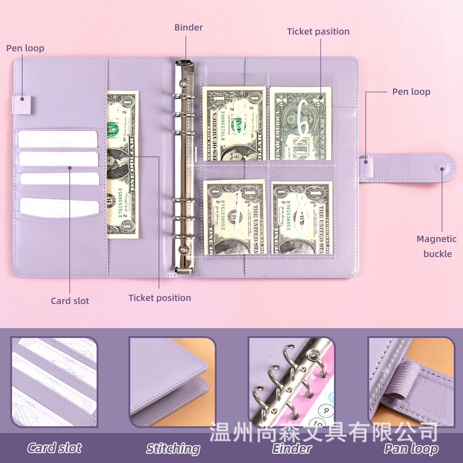 Amazon 100 Envelope Challenge Couple Challenge Money Book PU Color Saving Book