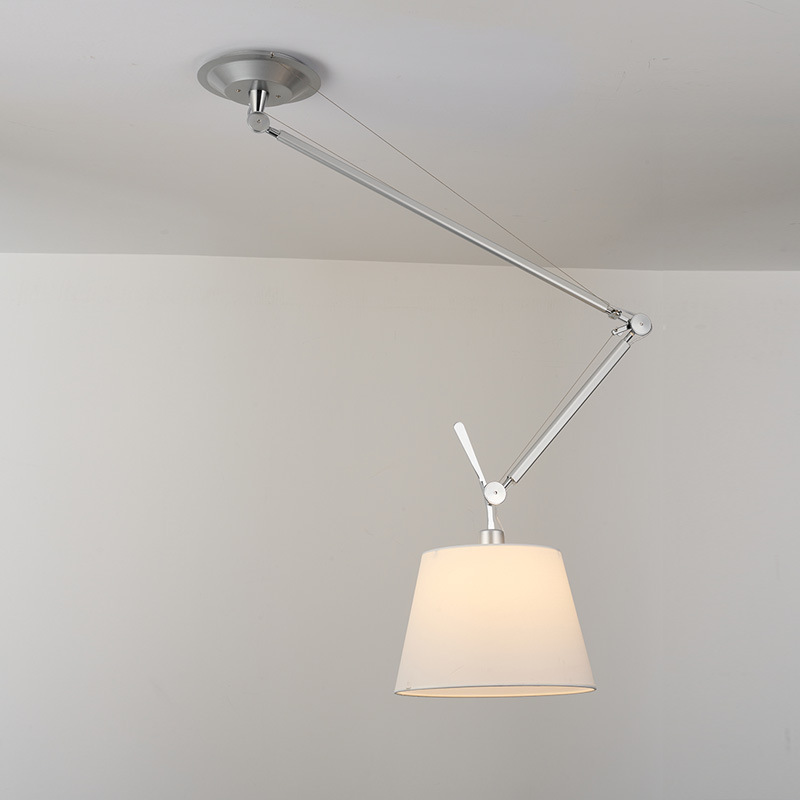 Large size (36cm off-white cloth cover) - warm light