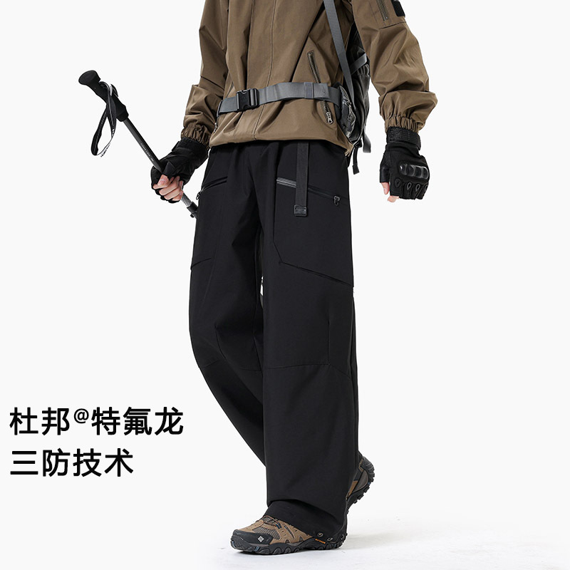 Outdoor Softshell Jacket Pants for Women, Three-In-One Polar Fleece Liner, Waterproof and Windproof Hiking Pants for Men, Ski Pants and Hiking Pants Outdoor Softshell Jacket Pants for Women, Three-In-One Polar Fleece Liner, Waterproof and Windproof Hiking Pants for Men, Ski Pants and Hiking Pants