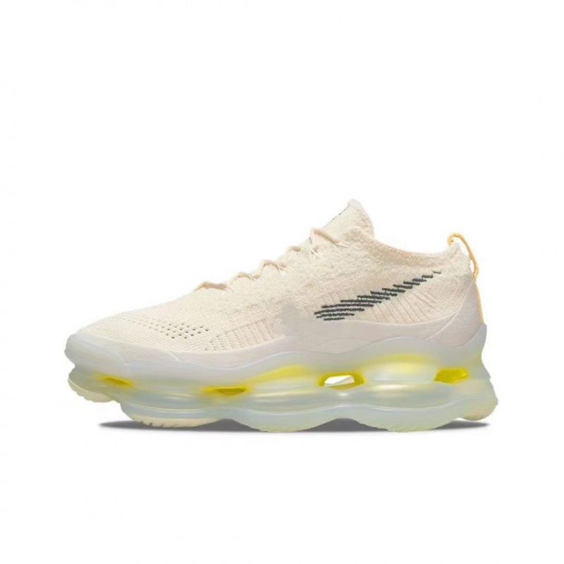 Zapatos Putian de alta versión ax scorpion línea voladora almohadilla de aire arco iris tejido alta zapatos deportivos para correr