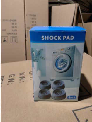 Cojines antideslizantes y a prueba de golpes para lavadora, refrigerador o TV, elevación y absorción de ruido