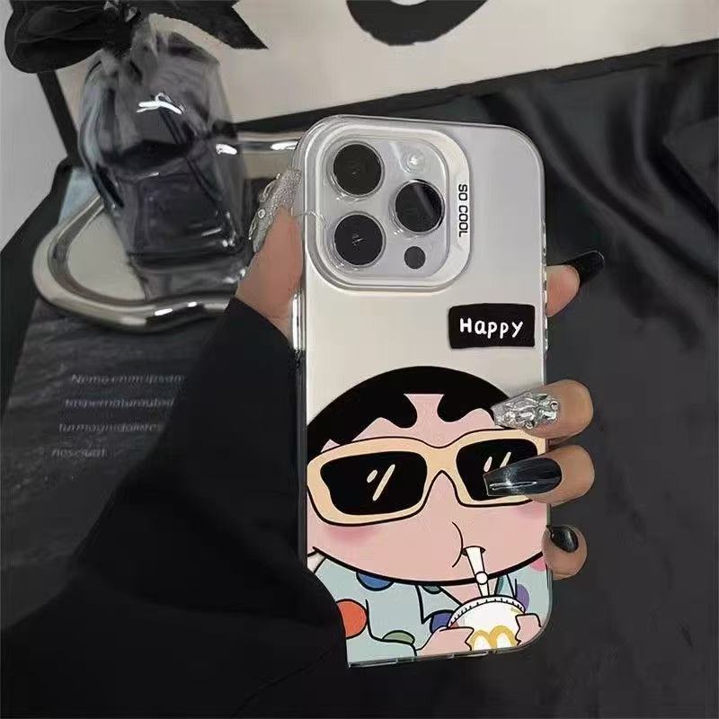 Gafas de sol Xiaoxin Adecuado para Apple 16Promax Funda para teléfono móvil Funda de gas personalizada iPhone15/14/13 Texto 12
