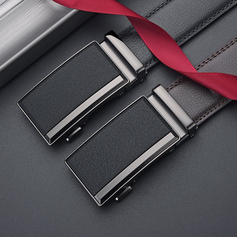 2025 New Matte Automatic Buckle Men Genuine Leather High-end Feel Men's Versatile Belt Waistband In Stock_voghion.com