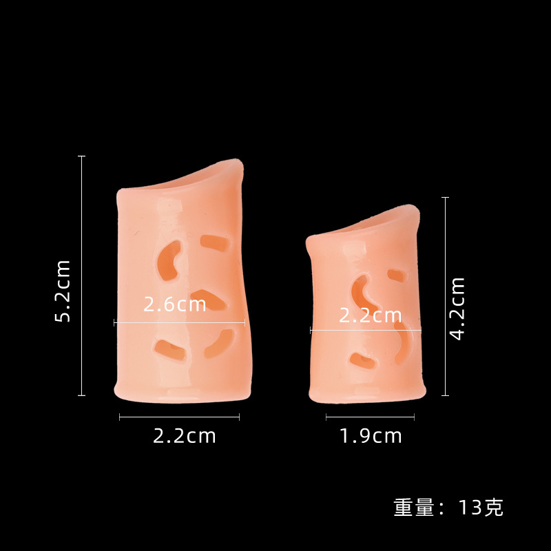 TPE Foreskin Fixator Care Ring, Hollow Design, Milky White, Slip-on Fit — detail image 1