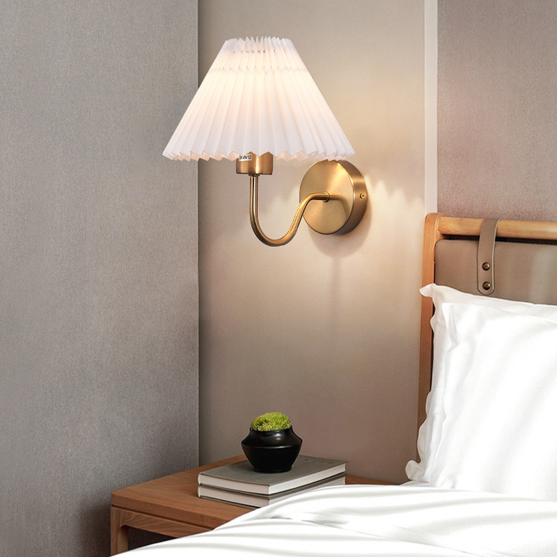 Nuevo proyecto de hotel transfronterizo lámpara de pared lámpara de cama lámpara de pared dormitorio simple pasillo escalera lámpara de pared interior lámpara de pared