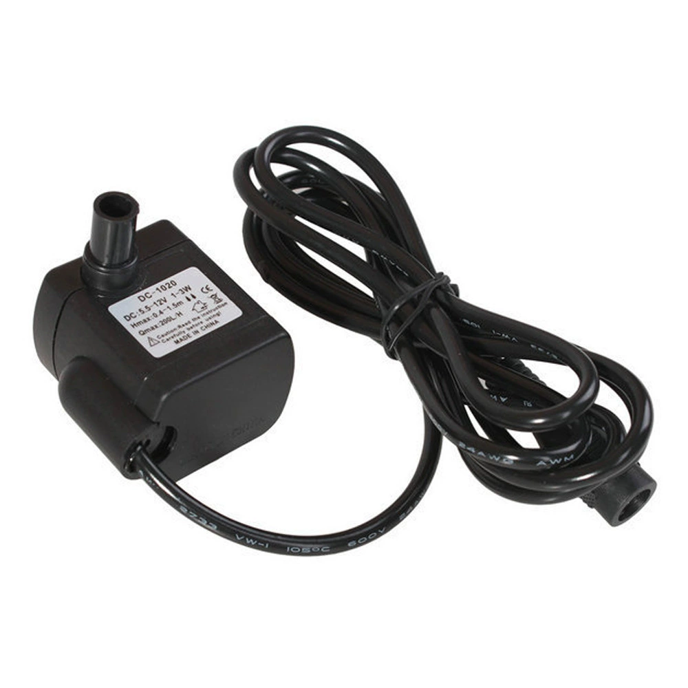 Головка насоса 12 В 1,5 метра Солнечный микронасос 3 Вт Бесщеточный Водяной насос постоянного тока DC-1020 Водяной насос 12 В