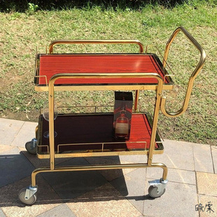 Food delivery cart trolley restaurant trolley mobile food delivery cart hotel plastic wine cart KTV trolley dining