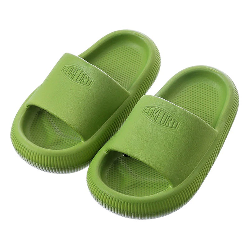 Детские тапочки, летние мужские и женские домашние Нескользящие тапочки с мягким дном, утолщенные Нескользящие Детские Тапочки для ванной, детские сандалии