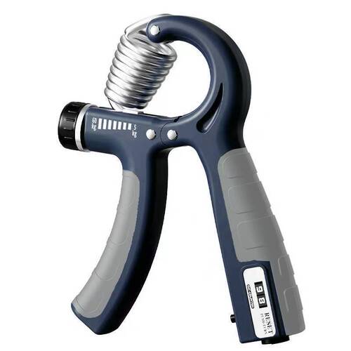 Adjustable gripper R-type spring mechanical counting gripper multifunctional finger rehabilitation training fitness device