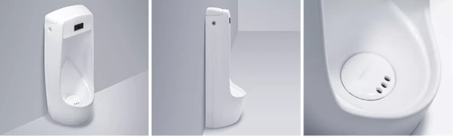 Integrated automatic sensor urinal for men, wall-mounted ceramic urinal, wall-mounted urinal, floor-standing urinal pool undefined