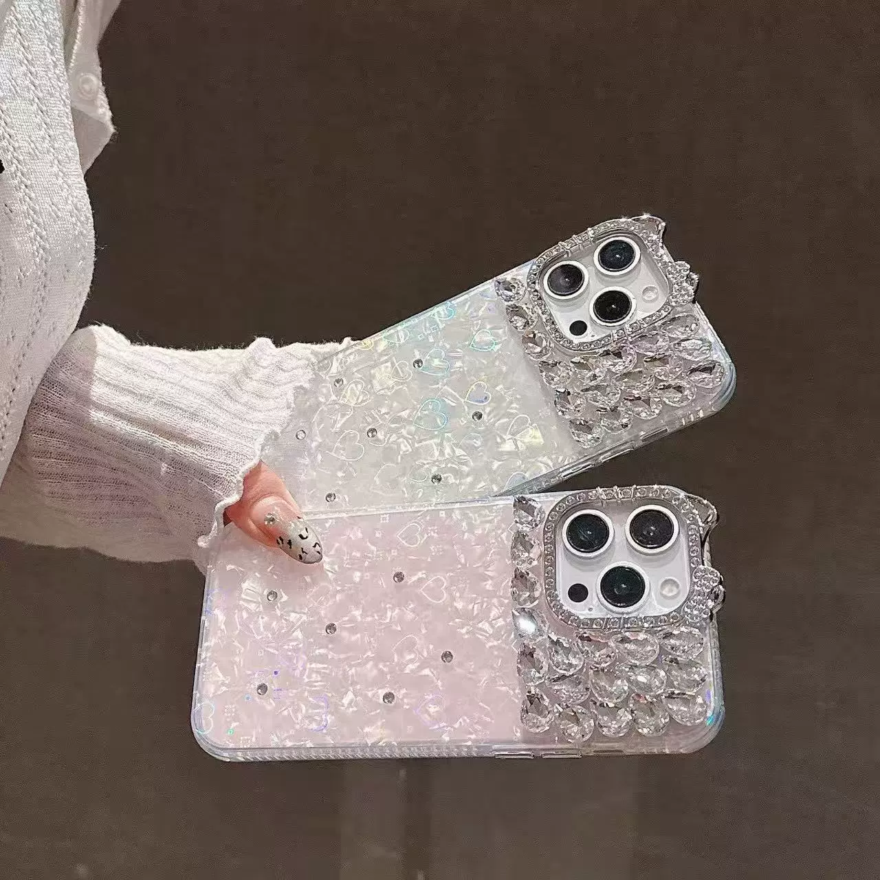 Apple, (-border trading), diamond compatible phone case, iPhone14, iPhone17 Pro, protective case