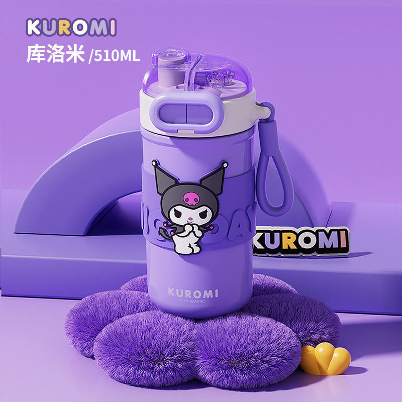 サンリオクロミ保温カップ2023新型コップ女子高颜値携帯保温ポット誕生日プレゼント|undefined