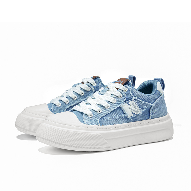 Wow, New Balance men's shoes are thick-soled, breathable, casual, low-top canvas sneakers, versatile for commuting, trendy sports shoes for men, NB
