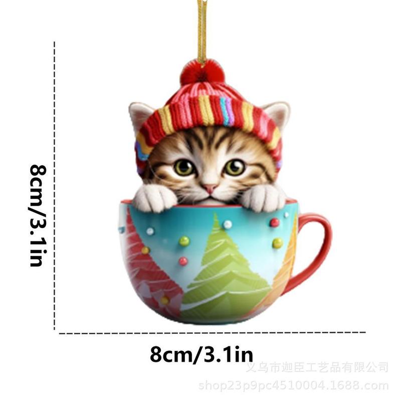 国境を越えた新しいカップ猫平面ストラップナタール平恩特美しい猫アヴァル装飾アクセサリーストラップ|undefined