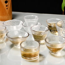 日式功夫茶杯家用耐熱玻璃促銷創意禮品茶具套裝玻璃茶具茶杯批發