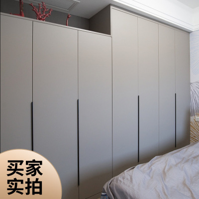 solid wood grain Edge banding Cabinet doors kitchen wardrobe Swing MLB PET High gloss door panel