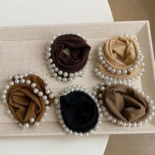 巨柔软高弹力小香风珍珠面膜发圈女高级感不勒发扎发头绳发绳发饰