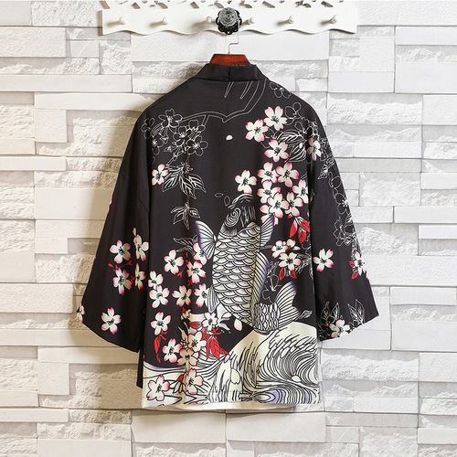 Hanfu-style men's Chinese-style men's ancient costume outerwear summer retro-style men's Taoist robe cloak fashion thin Tang suit