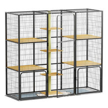 猫笼家用室内猫笼子三层超大自由空间两层一体猫屋宠物猫咪猫别墅