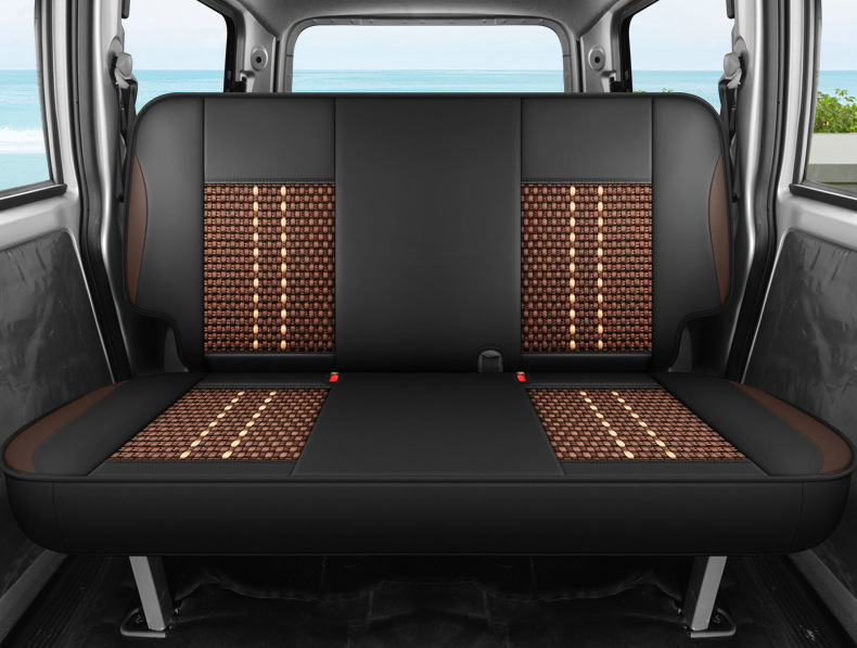 Seven-Seater Special Vehicle Wuling Hongguang V Rongguang V Ice Silk Style Wear-Resistant Car Seat Cushion Full Surround Special Seat Cover