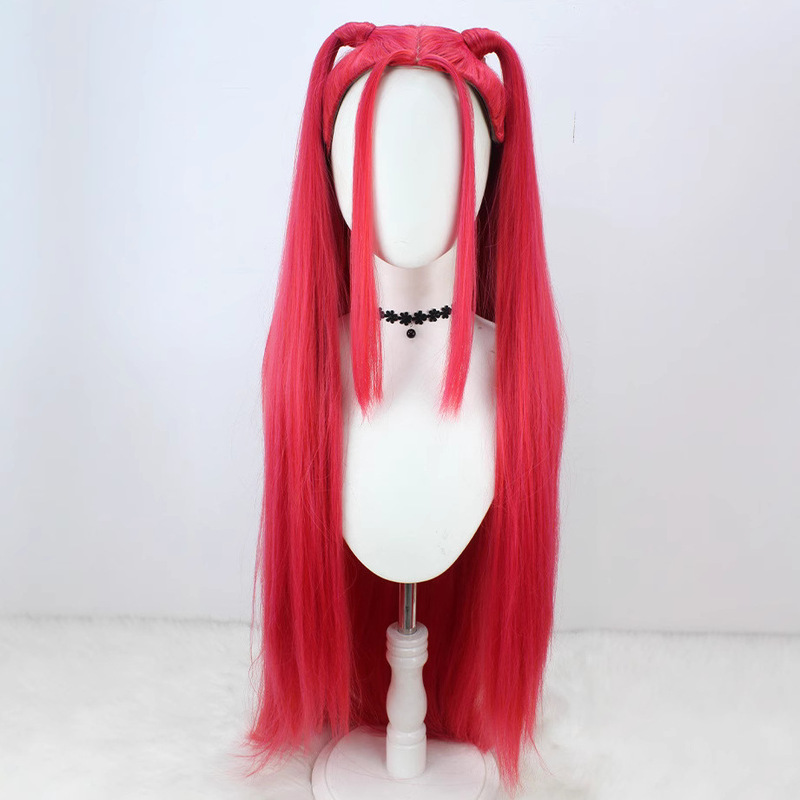 Skpop猎魔女团 米拉 cos假发 佐伊 鲁米cosplay wig头皮顶造型款|undefined