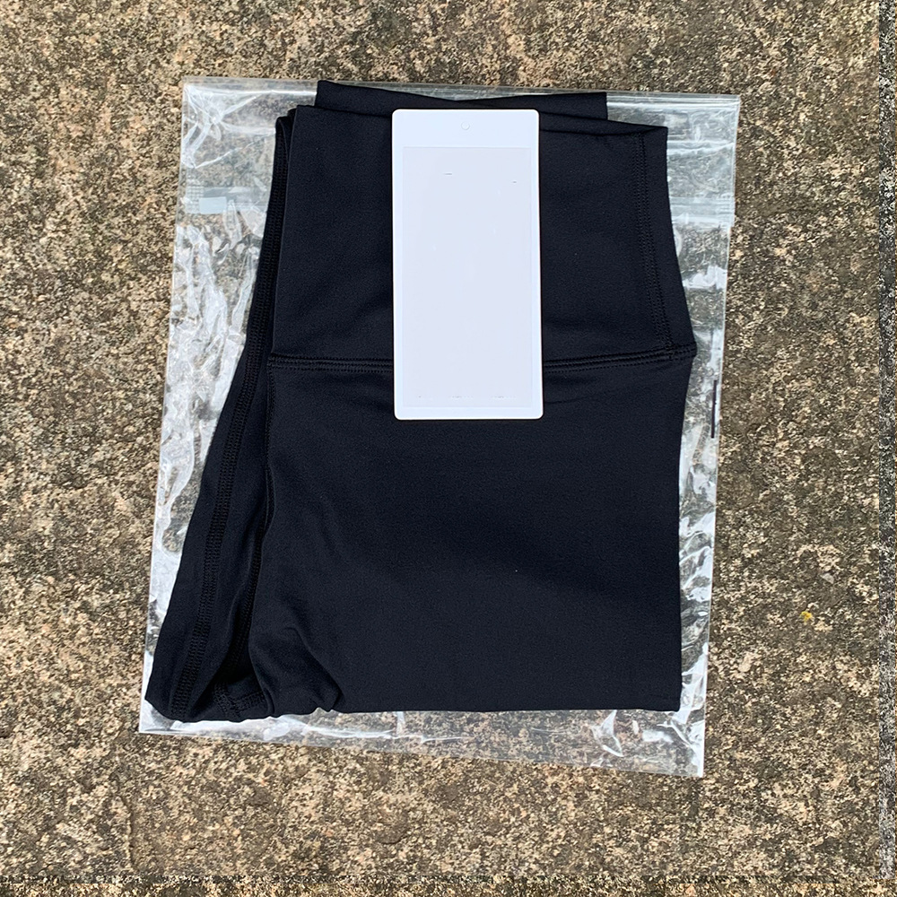 LULU ヨガパンツ 両面起毛 スリムフィット ヌード ハイウエスト スポーツパンツ 高弾性 桃尻 吸湿通気性 9点パンツ