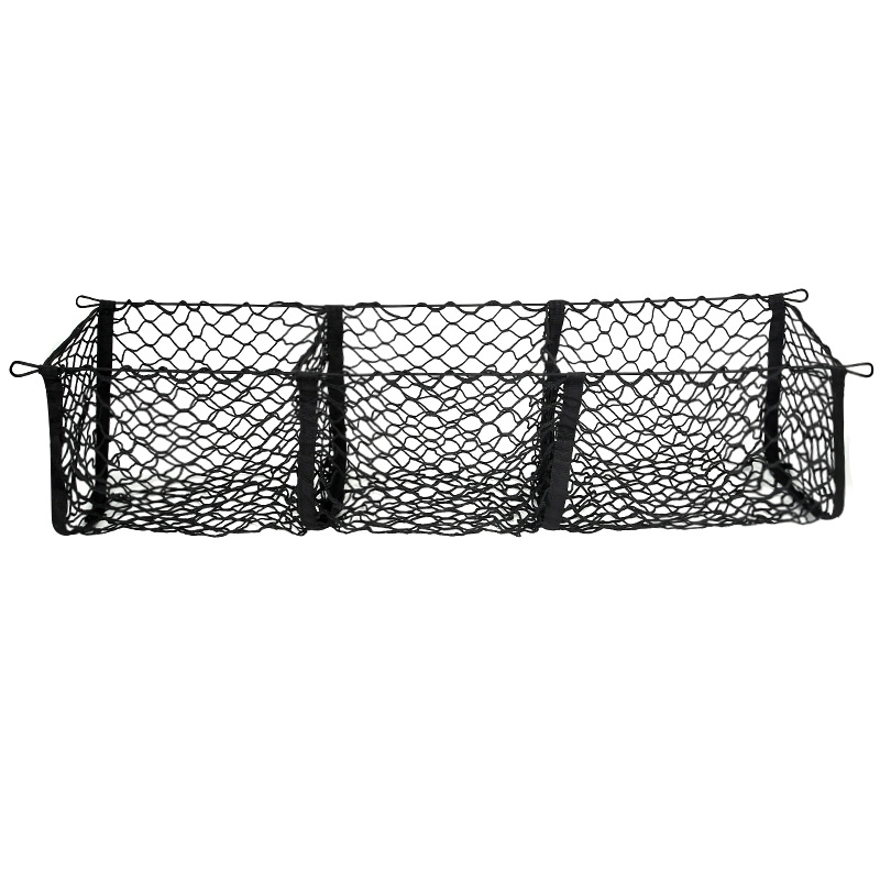 Transfronterizo e-commerce SUV camioneta de tres bolsillos equipaje almacenamiento de carga neto maletero trasero bolsillo de red de coche