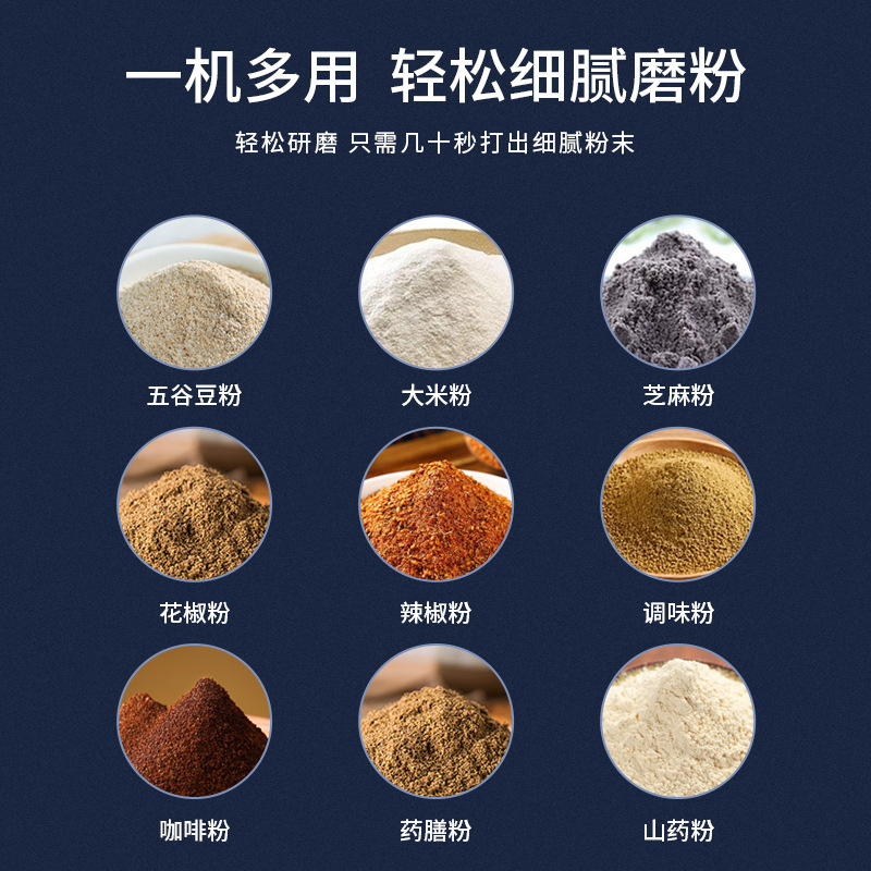 110V粉砕機家庭用超微細研磨機五穀雑穀生薬破壁粉砕機粉砕研削面ミニ|undefined