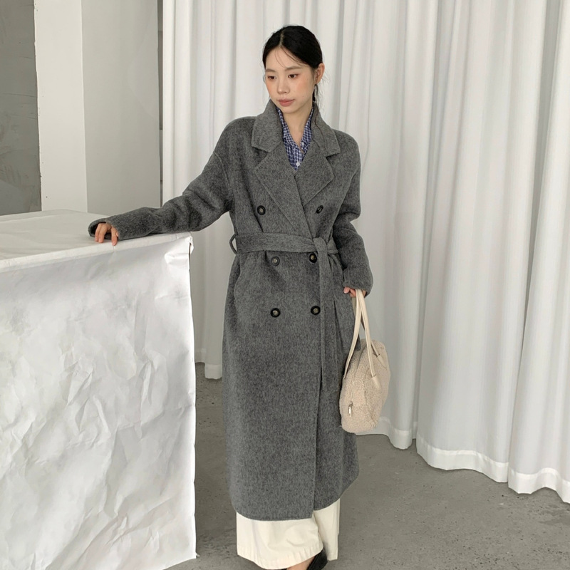 [Desire Coat] Classic Maxmar*801 double-breasted double-sided wool coat for women, autumn and winter woolen coat, new
