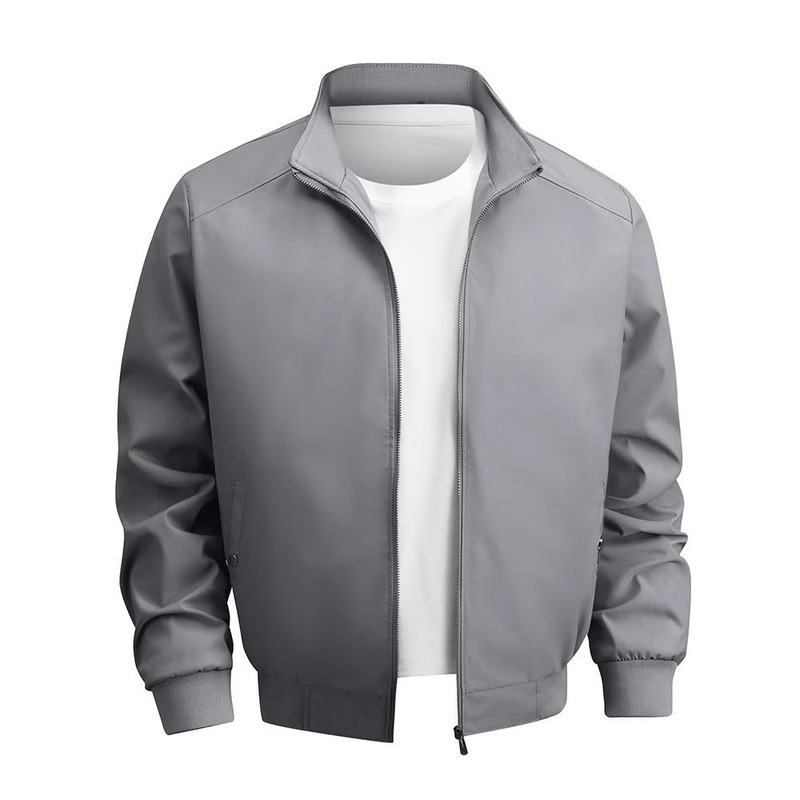 Men's Cross-Border Large Size Baseball Uniform Flight Suit Work Jacket Jacket Lightweight Outdoor Handsome Long-Sleeved Mid-Length Style Men's Cross-Border Large Size Baseball Uniform Flight Suit Work Jacket Jacket Lightweight Outdoor Handsome Long-Sleeved Mid-Length Style