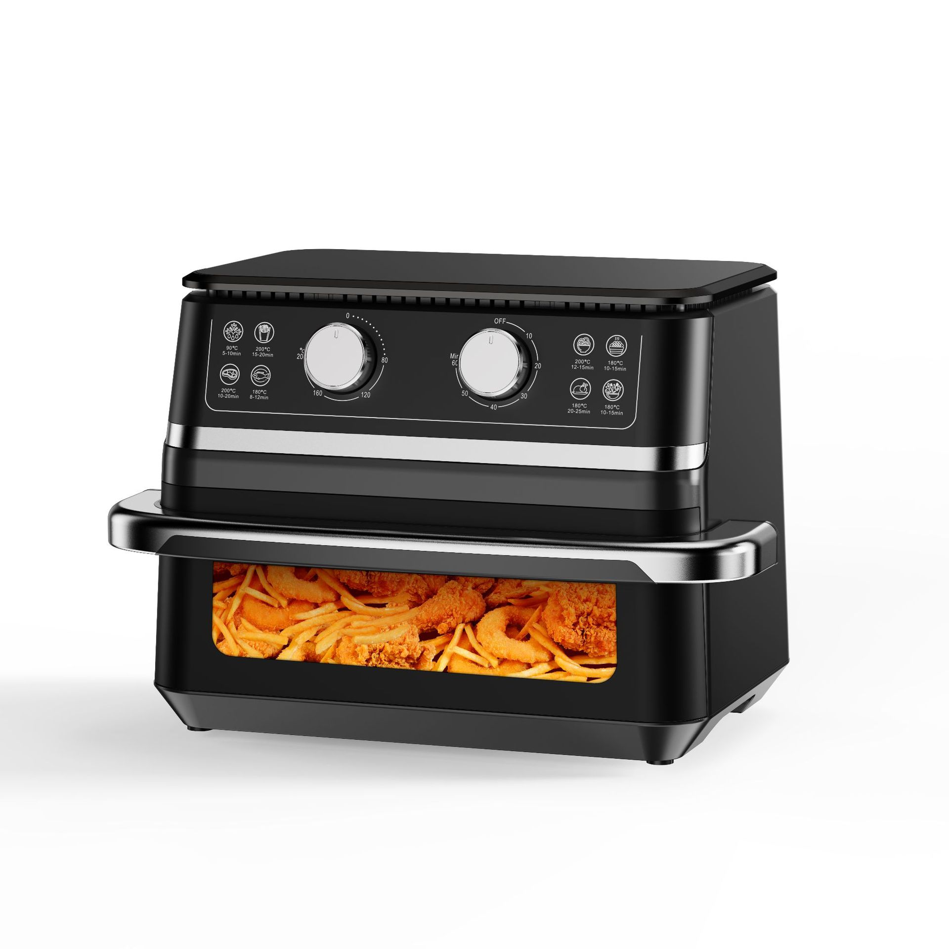 12L 스테인리스 스틸 기계식 투시 (생선 구이 가능)