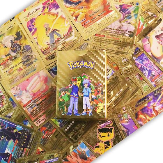 Baokemeng Pokemon Table PVC Game Card Cross-border Foreign Trade Hot Explosions Gold Foil Card Silver Foil Black Foil