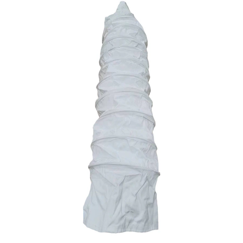 Массовый цемент Телескопический холщовый мешок сухой серый объемный мешок сыпучий машинный разгрузочный конвейер износостойкий тканевый мешок телескопический