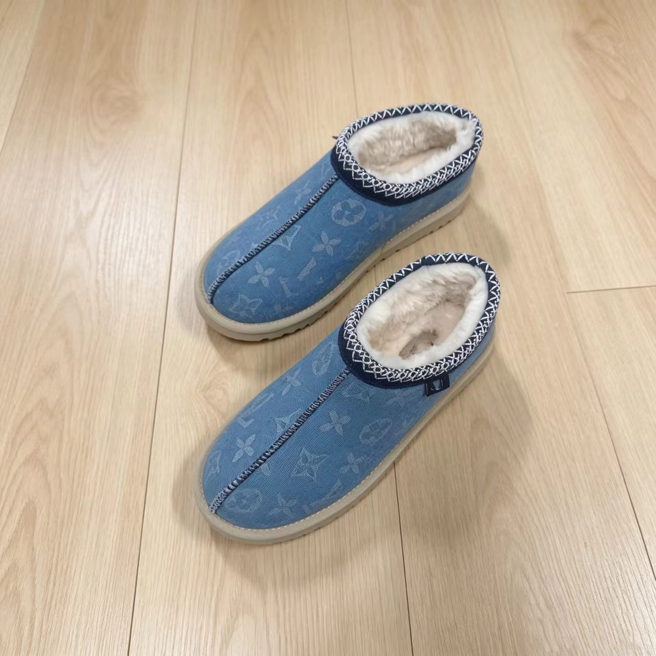 Botas de Nieve Bajas para Mujer de Piel de Vaca y Mezcla de Lana, Antideslizantes y Térmicas, para Uso Diario