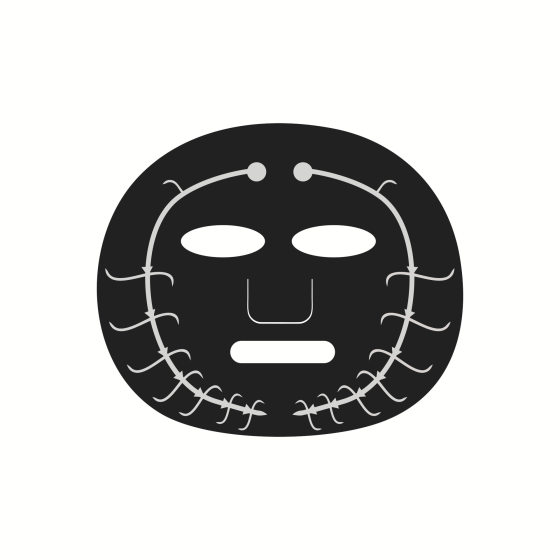 AI Smart Mask Micro-current Moisturizes and Brightens Skin Color Cinemas Tight Explosions Bioelectric Silver Ion Mask
