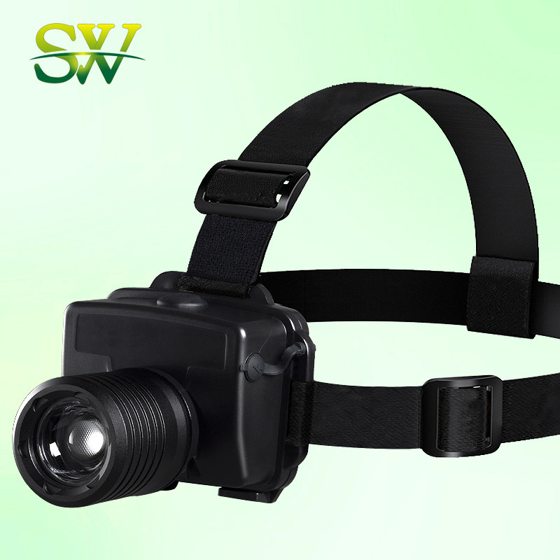 Szsw2221 Shangwei Explosion-Proof Micro Headlight Sw Multi-Function Zoom Floodlight Spotlight Strong Light Led Super Bright