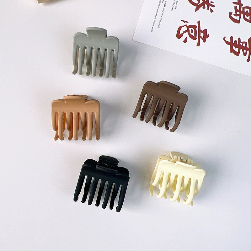Набор Hair Clips креветка ракушка, 2–4.5 см, матовые и яркие цвета, зажимы для хвоста от маленьких до больших