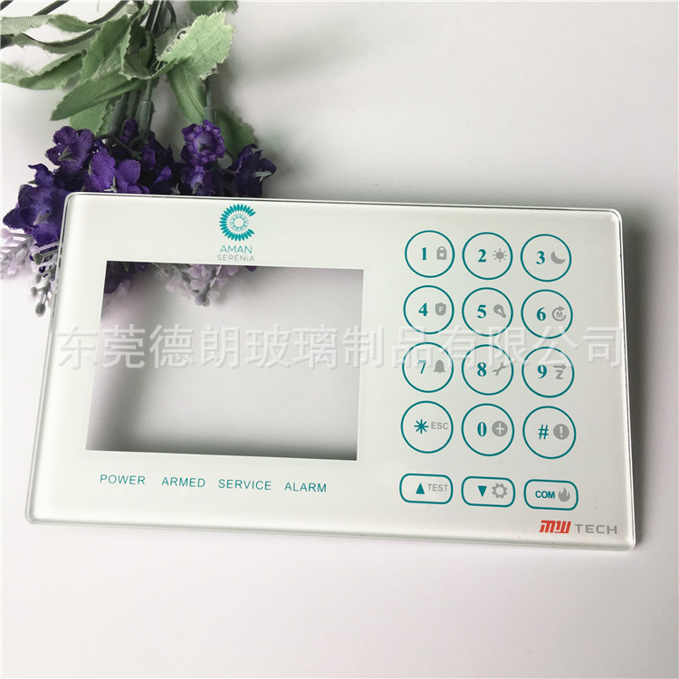 高档面板玻璃 电器面板玻璃 钢化玻璃面板加工定 制触摸钢化玻璃