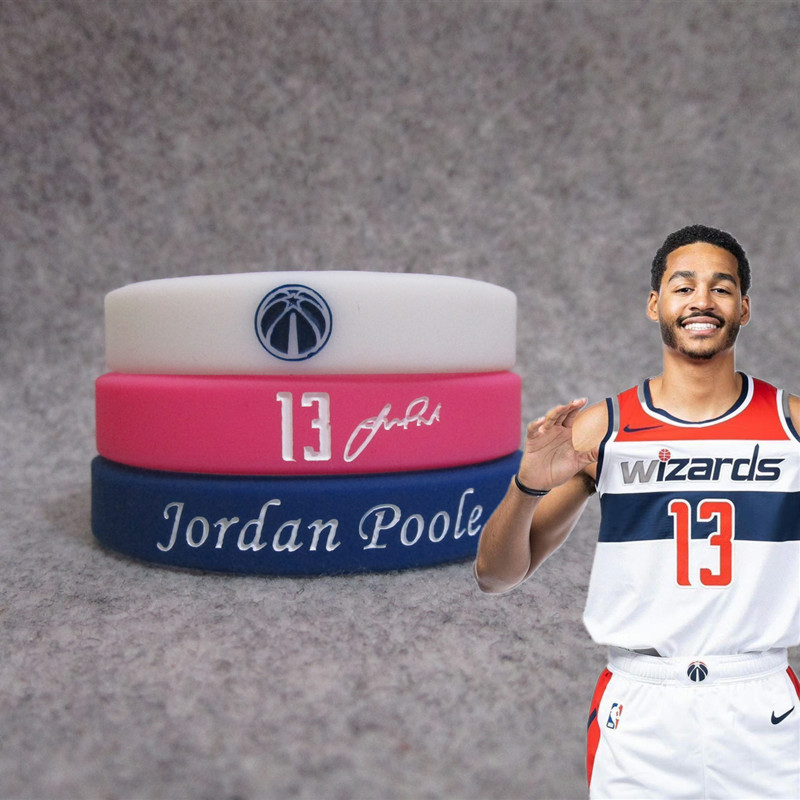 Basketball Star Wizards No.13 Poole Signature Sports Bracelet Silicone Wristband Luminous Fan Jewelry Bierko Basketball Star Wizards No.13 Poole Signature Sports Bracelet Silicone Wristband Luminous Fan Jewelry Bierko