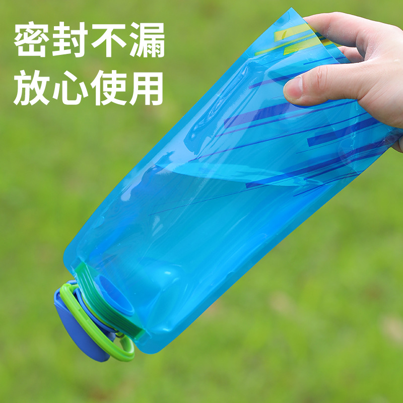 ciclismo al aire libre hervidor deportivo montañismo taza de agua portátil PE bolsa de almacenamiento de plástico regalo promocional bolsa de agua plegable